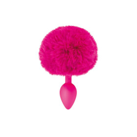 Plug anal pompon fuschia 